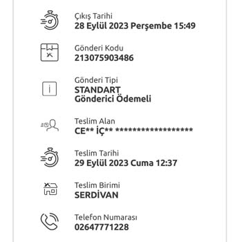 Birinci 1926 Görselden Farklı Ürün Gönderip İadeyi Zorlaştırıyor