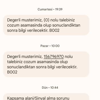 Turkcell Kapsama ALANI/SİNYAL Alma Sorunu Mağduriyeti