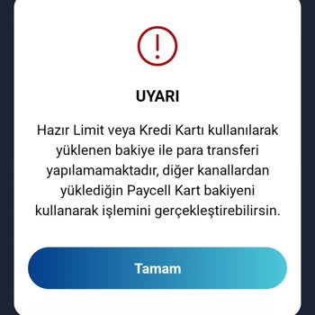 Paycell Limit Kullanımı Sıkıntısı