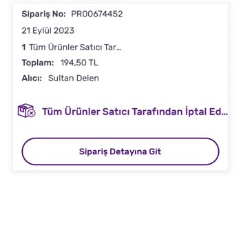 Gratis 15 Gün Sonra Siparişe Yalan Uydurup İptal Ediyor!