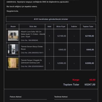 A101 Gönderilmeyen Siparişler Ve Ulaşılamayan Müşteri Hizmetleri