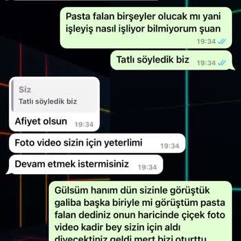 Gülsüm Aydemir Event Organizasyon Şirketinin İstediği Ücretin Sorunu