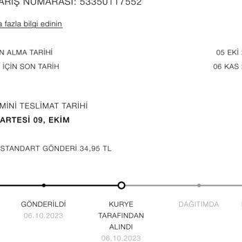 Zara Teslimat Tarihi Geçmesine Rağmen Kargom Gelmedi