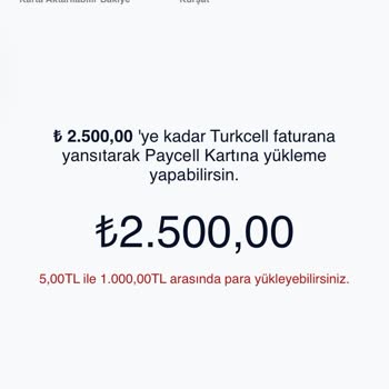 Turkcell Paycell Bakiye Aktarımı Sorunu
