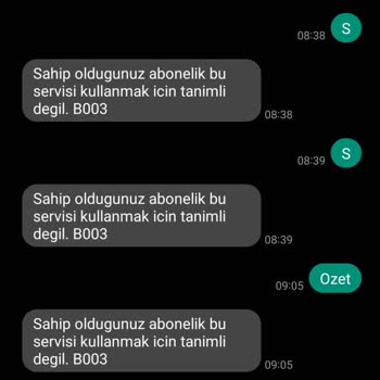 Vodafone 7000 Numaralı Hattan Bilgi Almak İçin Mesaj Atamıyorum