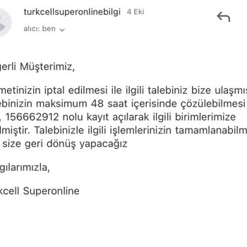 Superonline Cayma Bedeli Düzeltmiyor
