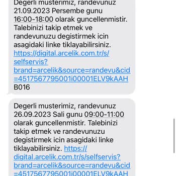 Arçelik Servis Desteği Mağduriyeti