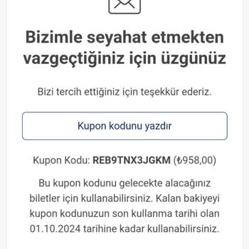 Kamil Koç Bilet İptali