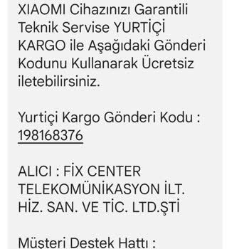 Fix Center Telekomünikasyon Servise Giden Mi Robot Süpürge