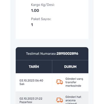 Sürat Kargo Kayıp Kargo, Hareket Görmeyen Kargom