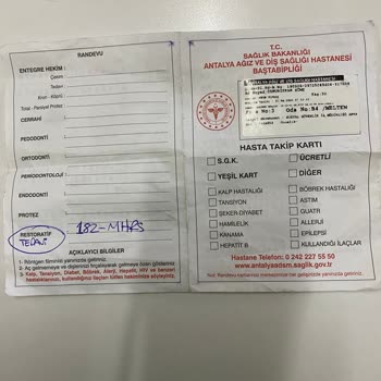 E-Nabız Diş Sağlığı Merkezi Hizmet Şikayeti