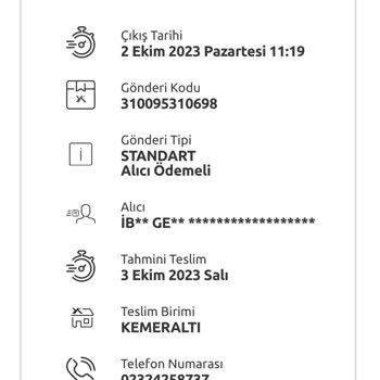 Yurtiçi Kargo Konya Akyokuş Şubesine Kargom Geldi Beni Aramadılar, Kargo Geri Gitti