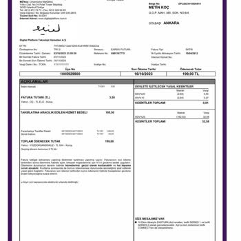 Digiturk Üyelik Dondurma İşlemine Rağmen Fatura Çıkardı
