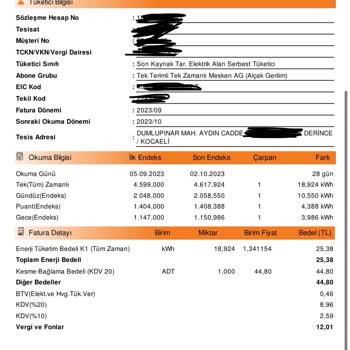 Sepaş Tek Zamanlı Tarife Mağduriyeti