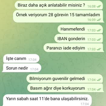 Telegram Ve WhatsApp Dolandı