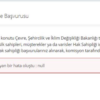 E-Devlet (Turkiye.gov.tr)  Hak Sahipliği Tanımlı Olmayan Hata!