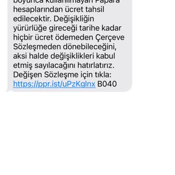 Papara Çerçeve Sözleşmesi