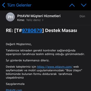 PttAVM Ürün İptal Sorunu