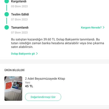 Dolap Kargo Kesintileri Aynı İki Ürün Farklı Kesinti