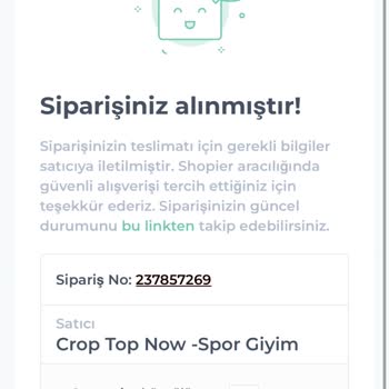 Shopier Siparişimin İptalini İstiyorum