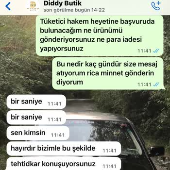 Diddy Butik Ürünlerimi Göndermiyor Paramı Da Yatırmıyor