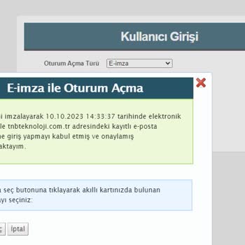 Tnb Bilişim Teknolojileri Sisteme Giriş Sıkıntısı