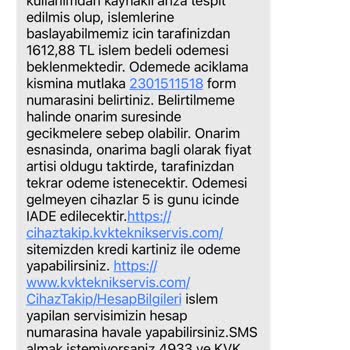 Teknosa Servisinin Sebepsiz Para Talebi