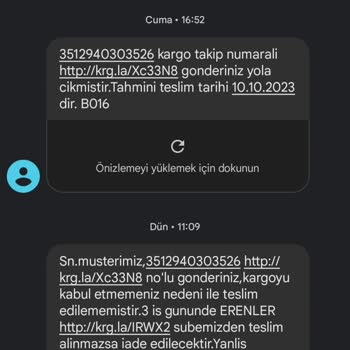 Aras Kargo Dağıtıma Çıkmayan Ürünün İadeye Düşecek Denilmesi