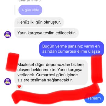 B&G Sportive Alışveriş Yaptım Kargolanmadı 10 Gündür