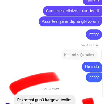 B&G Sportive Alışveriş Yaptım Kargolanmadı 10 Gündür
