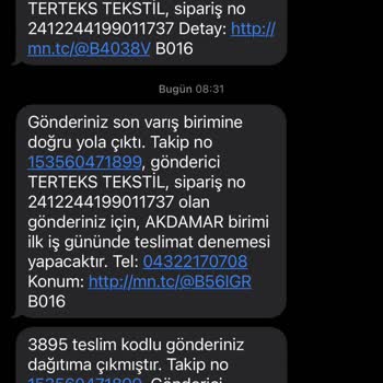 Geç Gönderilen Ve Yanlış Ürün - Twigy İstanbul