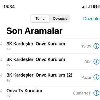 Onvo Televizyonuma Kurulum İçin Gelinmiyor