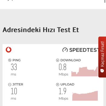 Vodafone Mobil İnternet Hız Sıkıntısı