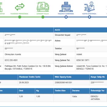 Sürat Kargo Ürünü Teslim Etmiyor