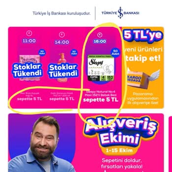 Pazarama 5₺ Ürün Kampanya (yalan)