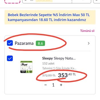 Pazarama 5₺ Ürün Kampanya (yalan)