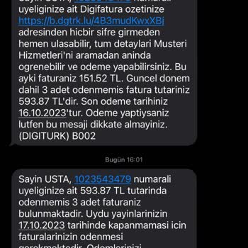 Digiturk Firması TurkNet'ten Arıyorum Diyerek Abone Yaptı