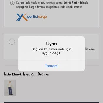 Boyner'de İade Yapamıyorum