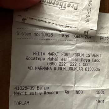 Media Markt Televizyon Teslimatı Yapmadı