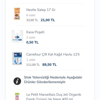 Carrefour Mobil Uygulaması İle Yaşadığım Sorun