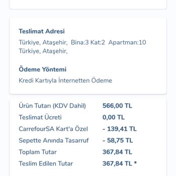 Carrefour Mobil Uygulaması İle Yaşadığım Sorun