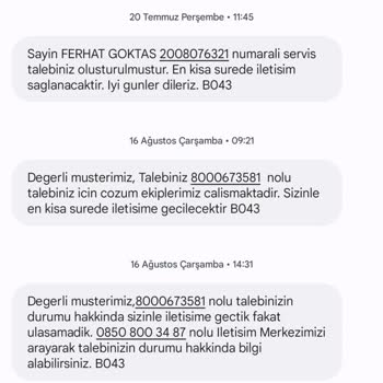 Lova Yatak Servisinin Asla Gelmemesi