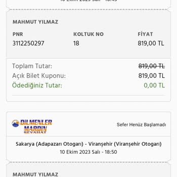 Kamil Koç Şoförü Yolcuyu Beklemiyor