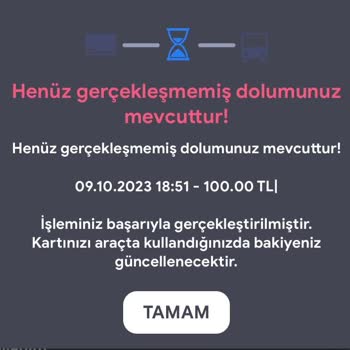 Çanakkale Kentkart Yetersiz Kredi Uyarısı