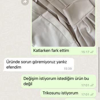 Stilzade Moda Defolu Ürün Gönderildi