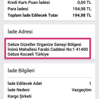 N11 Yanlış Renk Ürün Ve İade Problemi