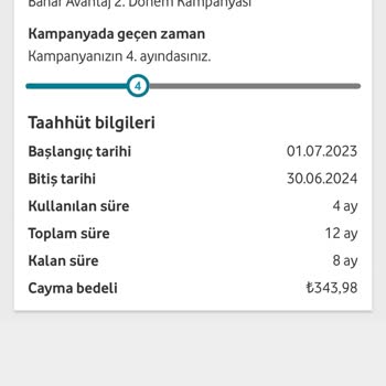Vodafone Tarife Süresi Bitirilip Fatura Yükseltildi!