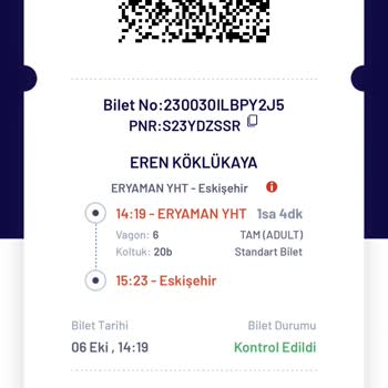 YHT (Yüksek Hızlı Tren) Kaçak Muamelesi Görüldük 3 Kişi