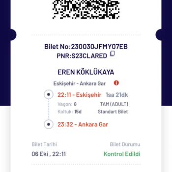 YHT (Yüksek Hızlı Tren) Kaçak Muamelesi Görüldük 3 Kişi