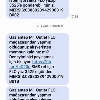 FLO Ayakkabı Sürekli Mesaj Atması